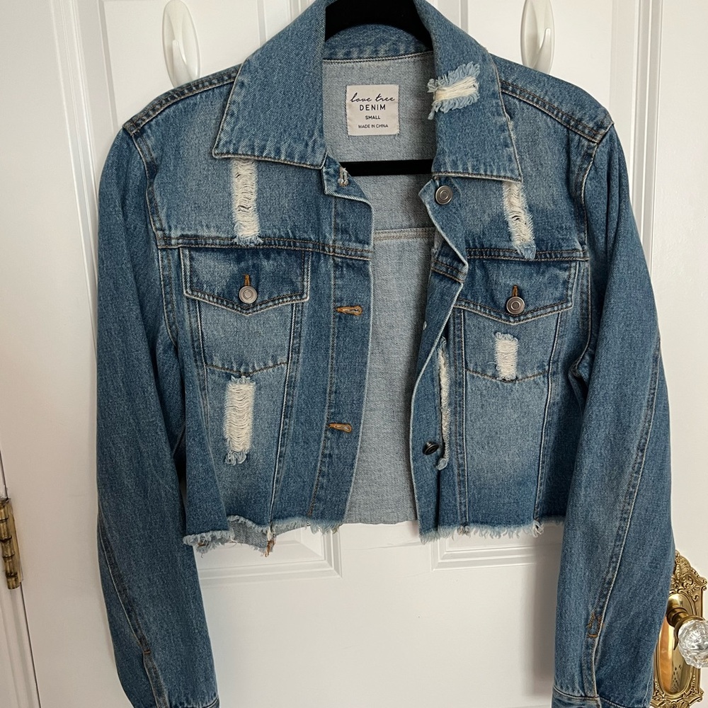 Cropped Jean Jacket